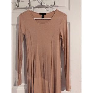 Forever 21 Women's PEACH Dress (Size Small)
